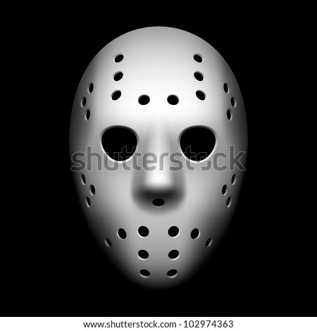 Hockey Mask Cartoon