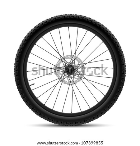 Bike Wheel Vector