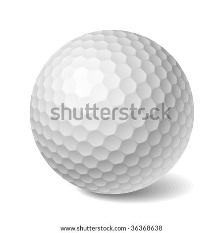 golf ball vector. stock vector : Golf ball.