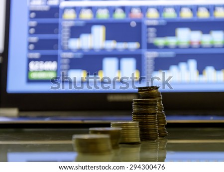 Coins and dashboard