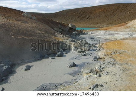 Zone of volcanic activity in Iceland
