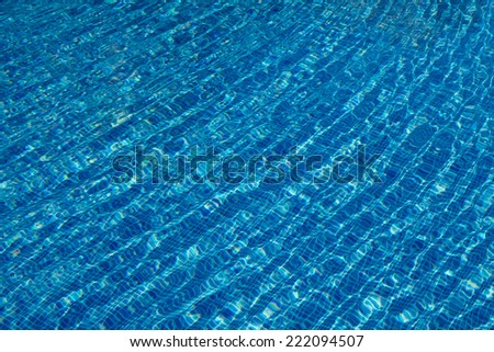Relaxing blue water ripple pattern background