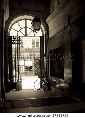 paris france black and white. stock photo : Paris, France,