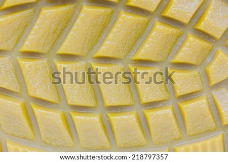 texture of old and dirty sole of a yellow slipper, background.