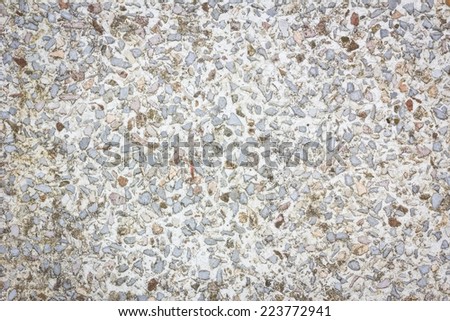 close-up of dirty stone chair texture, background