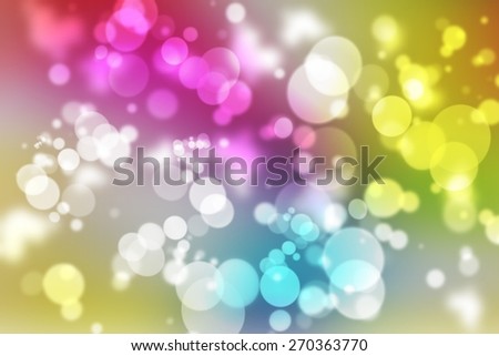 illustration of soft yellow abstract background with wonderful twinkling bokeh