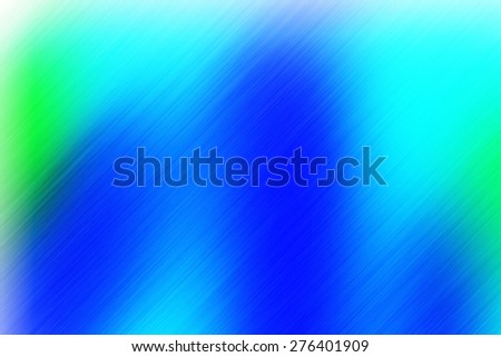 blurred blue green abstract background with nice gradient with up right diagonal speed motion lines