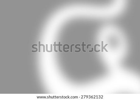 gray abstract background with defocused distorted thai traditional number, number four