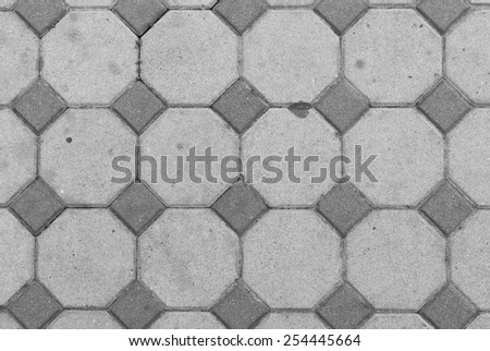 brick road pattern