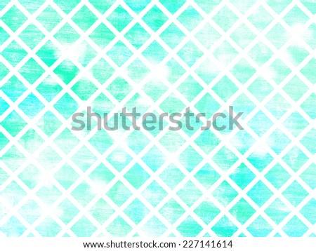 grunge grid background with diamonds pattern