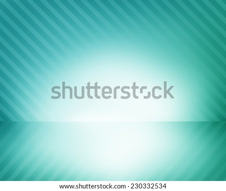 Background - teal empty room with stripes pattern