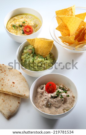 dips bowls snacks ethnic food