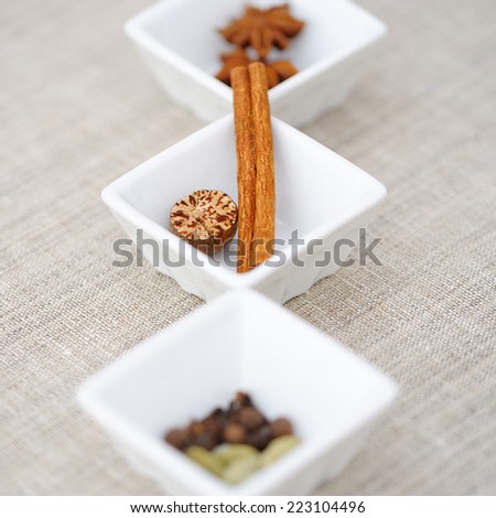 Fragrant spices for mulled wine preparation