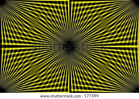 A tileable background pattern of black and yellow rays.