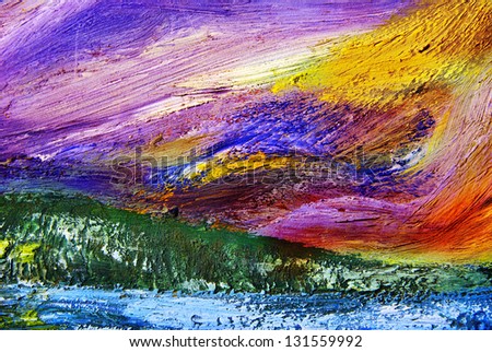Oil painting texture. Abstract background.