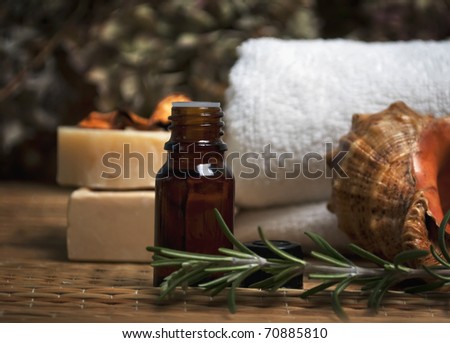 aromatherapy oil and natural soap
