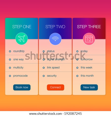 Modern website ui template design Transparent app user interface wizard buttons on minimalistic backdrop Vector editable webdesign elements on blurred background with icons Modern website ui template design Transparent app user interface wizard buttons on minimalistic backdrop Vector editable webdesign elements on blurred background with icons