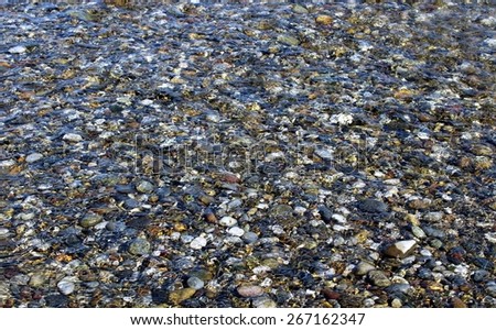 River pebbles water