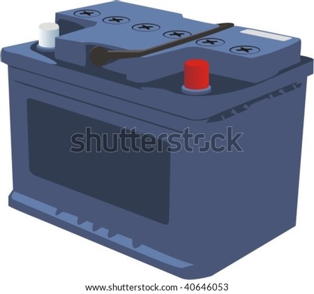  Battery on Vector Car Battery   40646053   Shutterstock