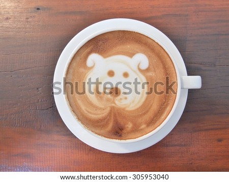 Latte Coffee art \