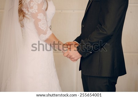 wedding vows at the ceremony