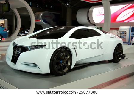 TORONTO, FEBRUARY 11: presentation of the Honda FC Sport concept car at the Canadian International AutoShow 2009, one of 6 concept cars unveiled at CIAS2009