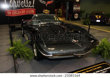  FEBRUARY 11: 1961 Chevrolet Mako Shark Corvette concept car on