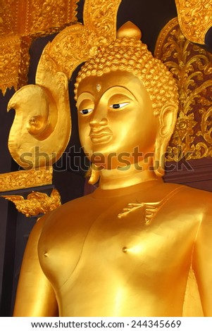 budda statue in thai temple \