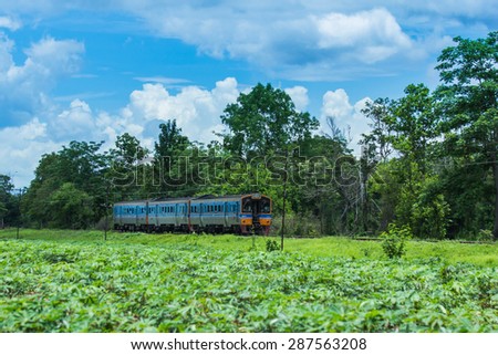 Train Thailand - Throughout 125 years, rail service. Although the trains are old and dilapidated, but it is the best choice of the people downstairs in Thailand. -15 June 2015