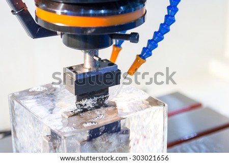 Electrical discharge machine spark eroding with water