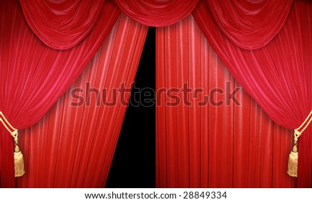 the curtain falls