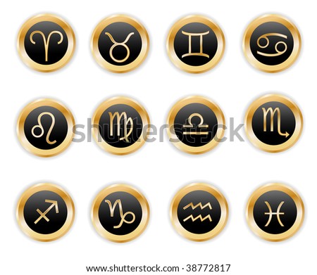 Snake zodiac symbols cliparts
