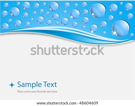 water drop background. water-drop background