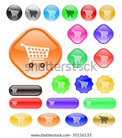 shopping cart icon. with shopping cart icon