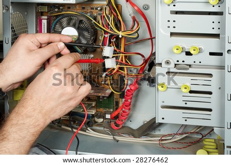 technician worker,power and  electricity