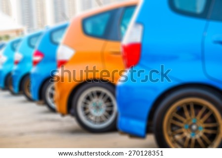 automotive differentiation blurred background