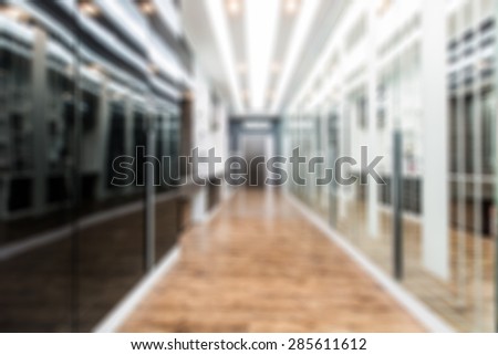walk in closet blurred background