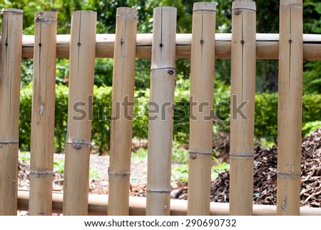 Garden fence ,Bamboo fence