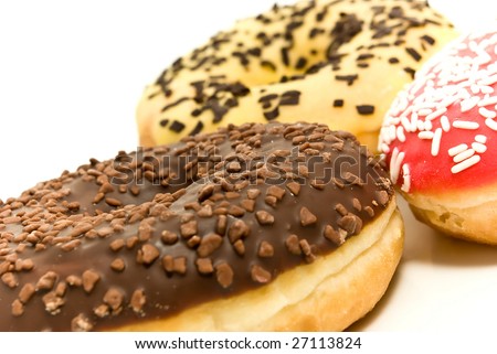 طريقة عمـل "  دونـآت " مع الصور ! Stock-photo-donut-with-chocolate-powder-27113824