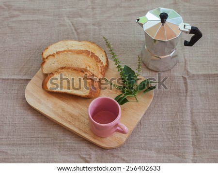Breakfast, Coffee and Bread