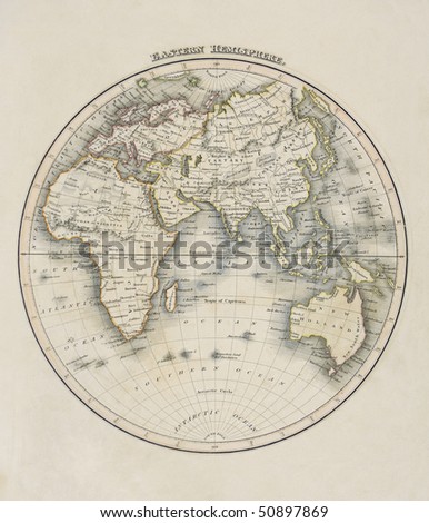 world map asia australia. stock photo : Map of the world