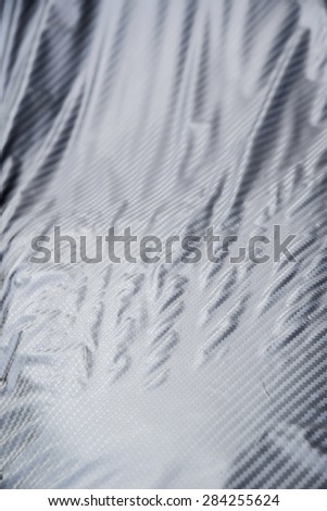 silver/light grey carbon fiber fabric