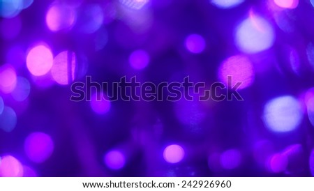 The purple bokeh for who love the purple color.