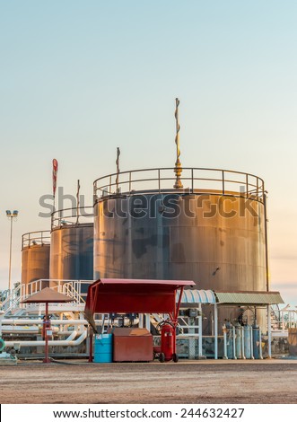 Tank storage crude Oil