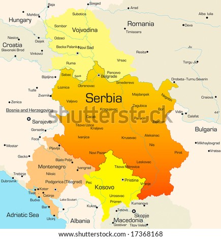 map of serbia europe. map of serbia europe. map of