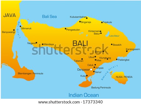 stock vector : Vector map of