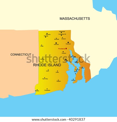 Grunge State Map Of Rhode Island Grunge State Map Of Rhode Island