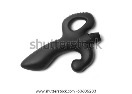 stock photo Double rubber dildo for clitoris and Gspot