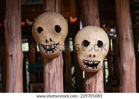 skull mask haloween
