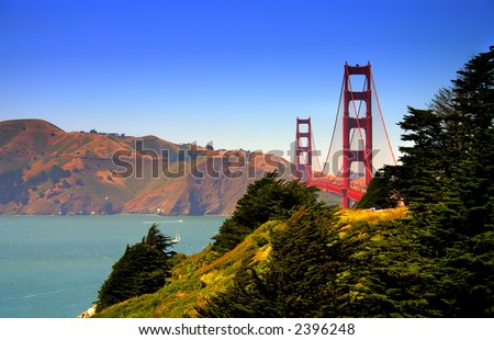 The Golden Gate Bridge at San Francisco, California
